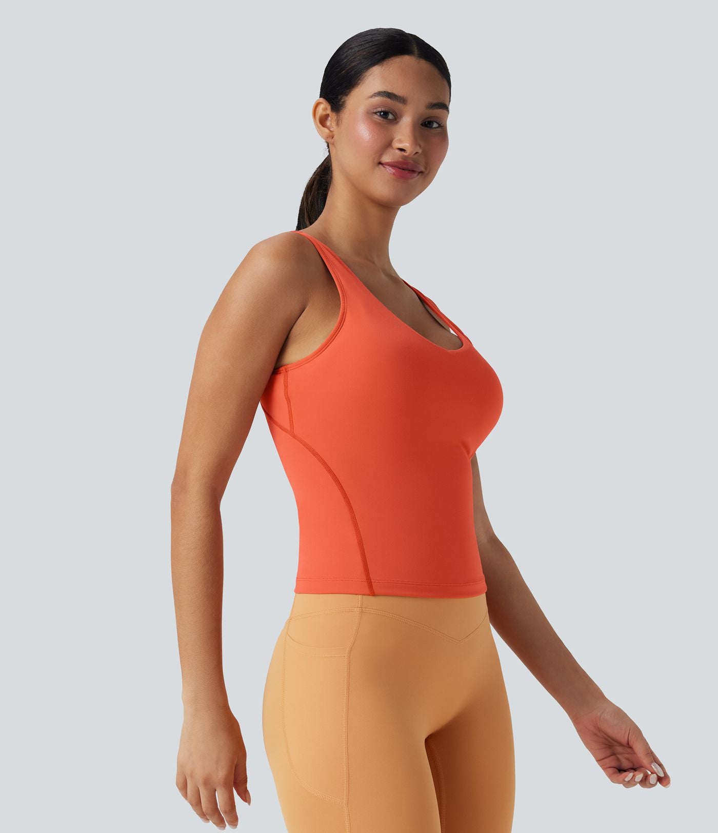 Débardeur course SoftlyZero™ Plush col V rembourré E-G