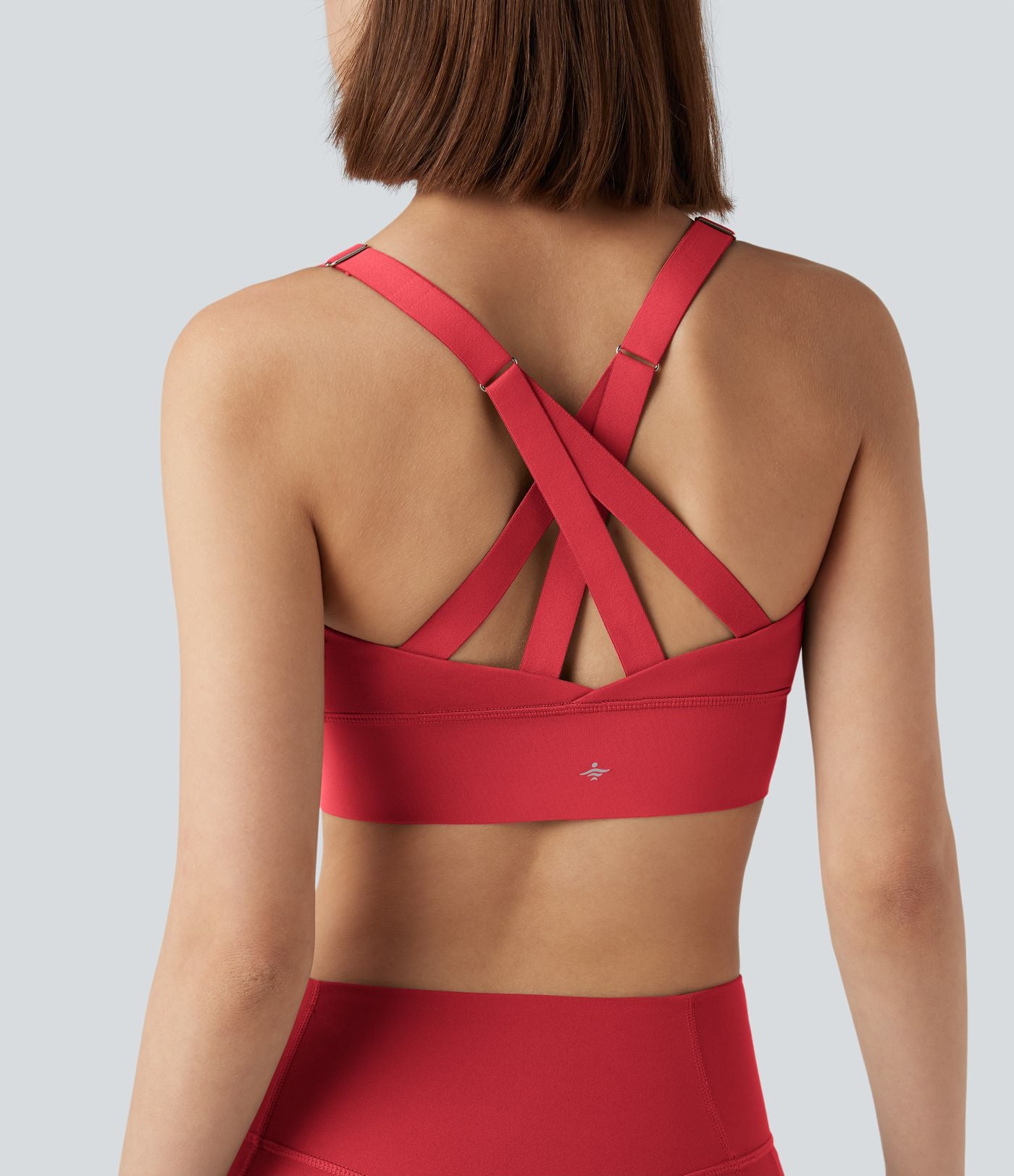 Brassière de sport course SpeedWave™ soutien intermédiaire push-up zip boucle réglable séchage rapide bonnets A-C