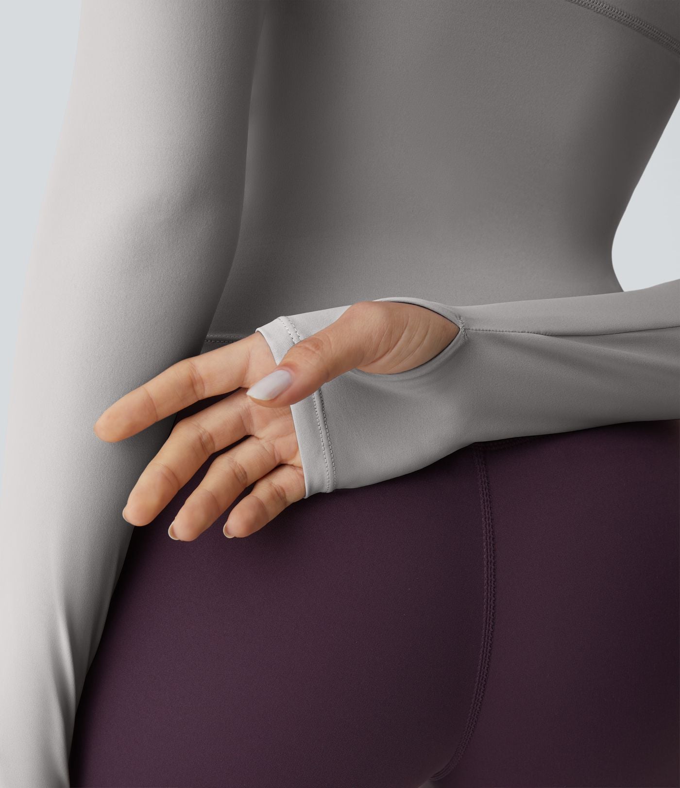 Top Sport Yoga Uni Trous pour les Pouce
