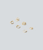 Lot de 6 bagues