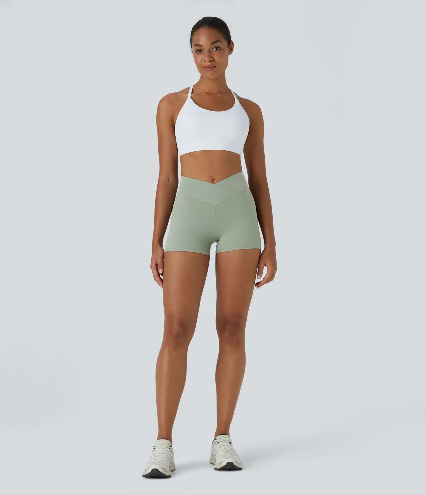 Softlyzero™ Short 7,5cm Biker Taille Haute Croisé Uni