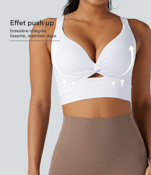 Brassière de sport yoga Halara UltraSculpt™ push-up coques moulées maintien léger