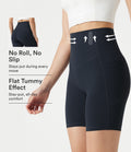 Short cycliste gainant taille haute Halara UltraSculpt™ 17,5 cm avec poches