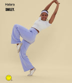 Pantalon de yoga droit Halara X Smiley® Halara UltraSculpt™ taille haute ventre plat avec poches