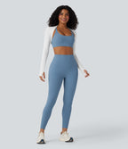 Legging d'entraînement gainant taille haute avec poches Halara UltraSculpt™