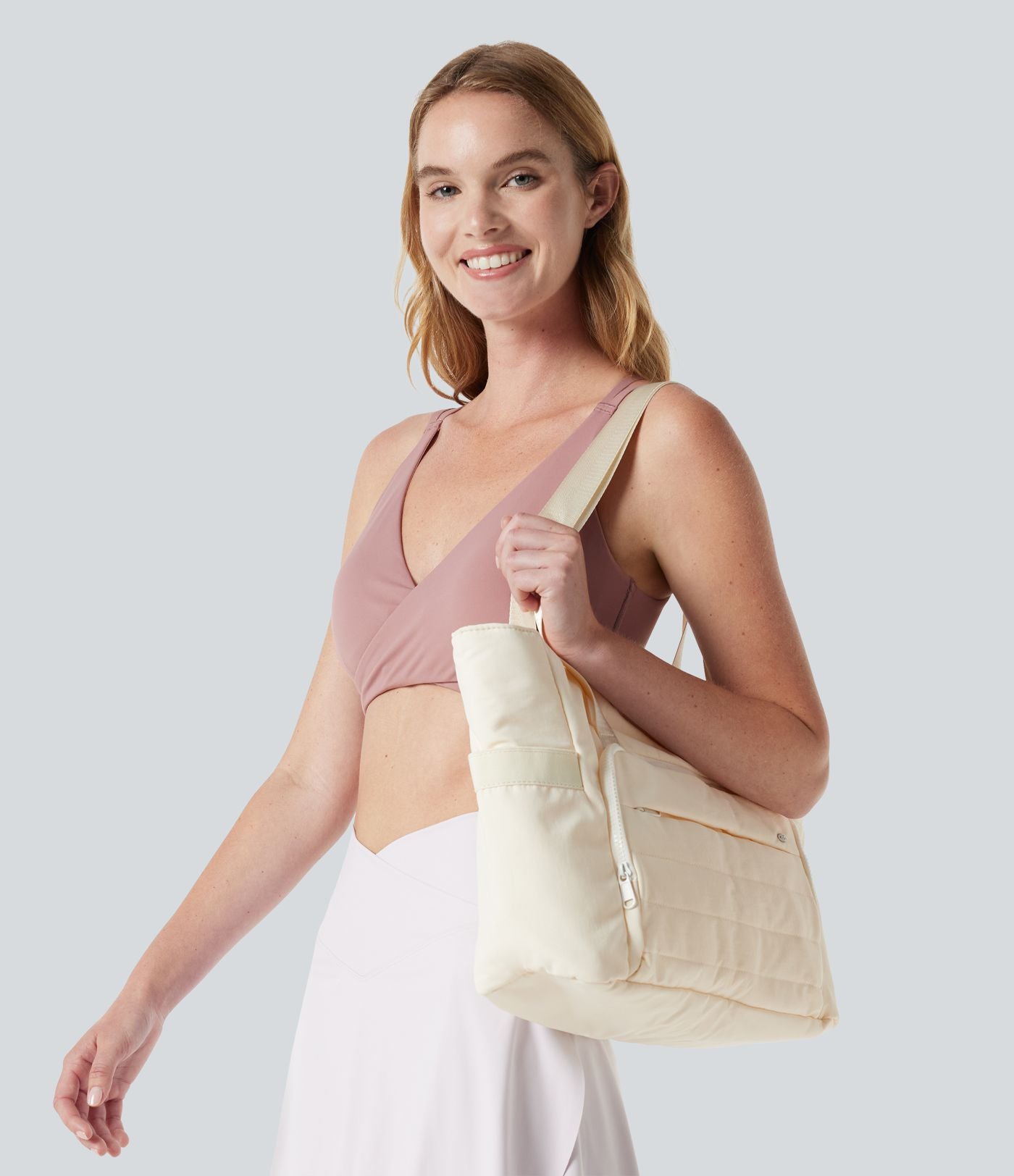 Grand sac épaule matelassé