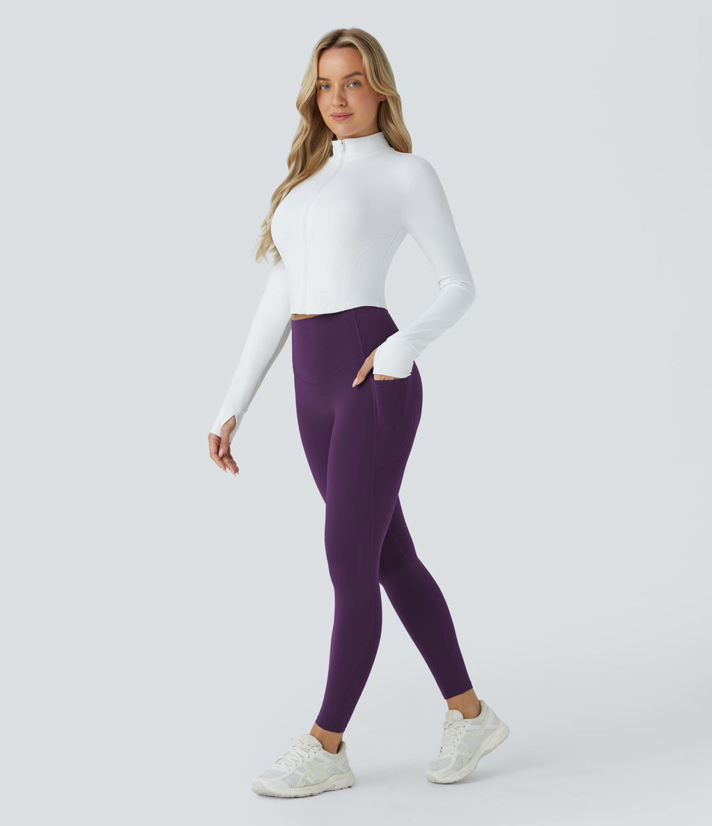 Legging d'entraînement gainant galbant taille haute avec poches Halara UltraSculpt™