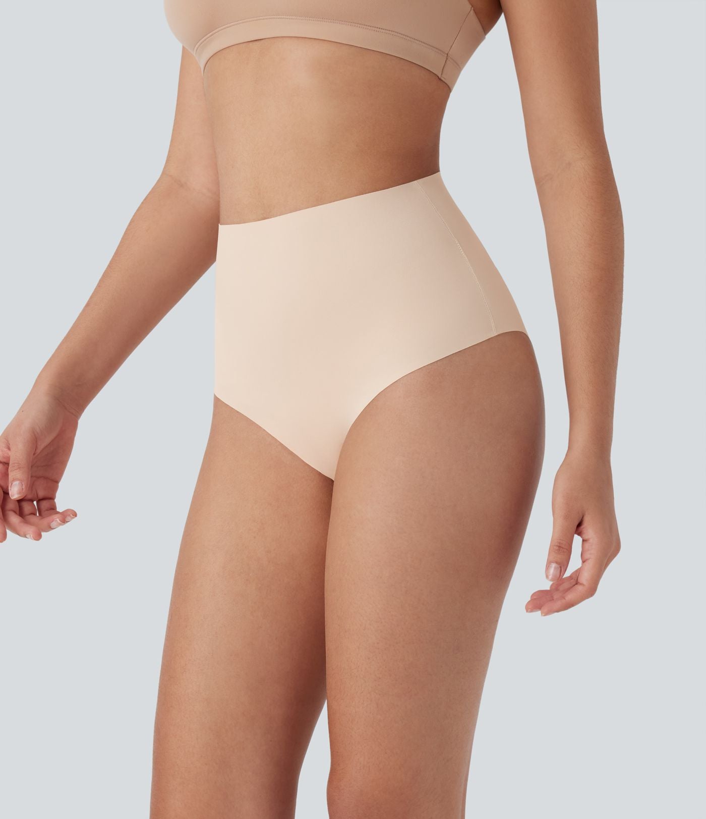 Culotte gainante taille haute de détente douce pour la peau