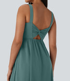Robe décontractée mi-longue SoftlyZero™ Airy avec coques et effet frais InstantCool avec poches, bonnets E-G