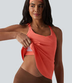 Halara UltraSculpt™ Débardeur d'entraînement dos nu croisé avec boucle ajustable et soutien-gorge intégré