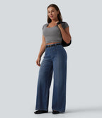 Halara Flex™ Jean casual taille haute ventre plat