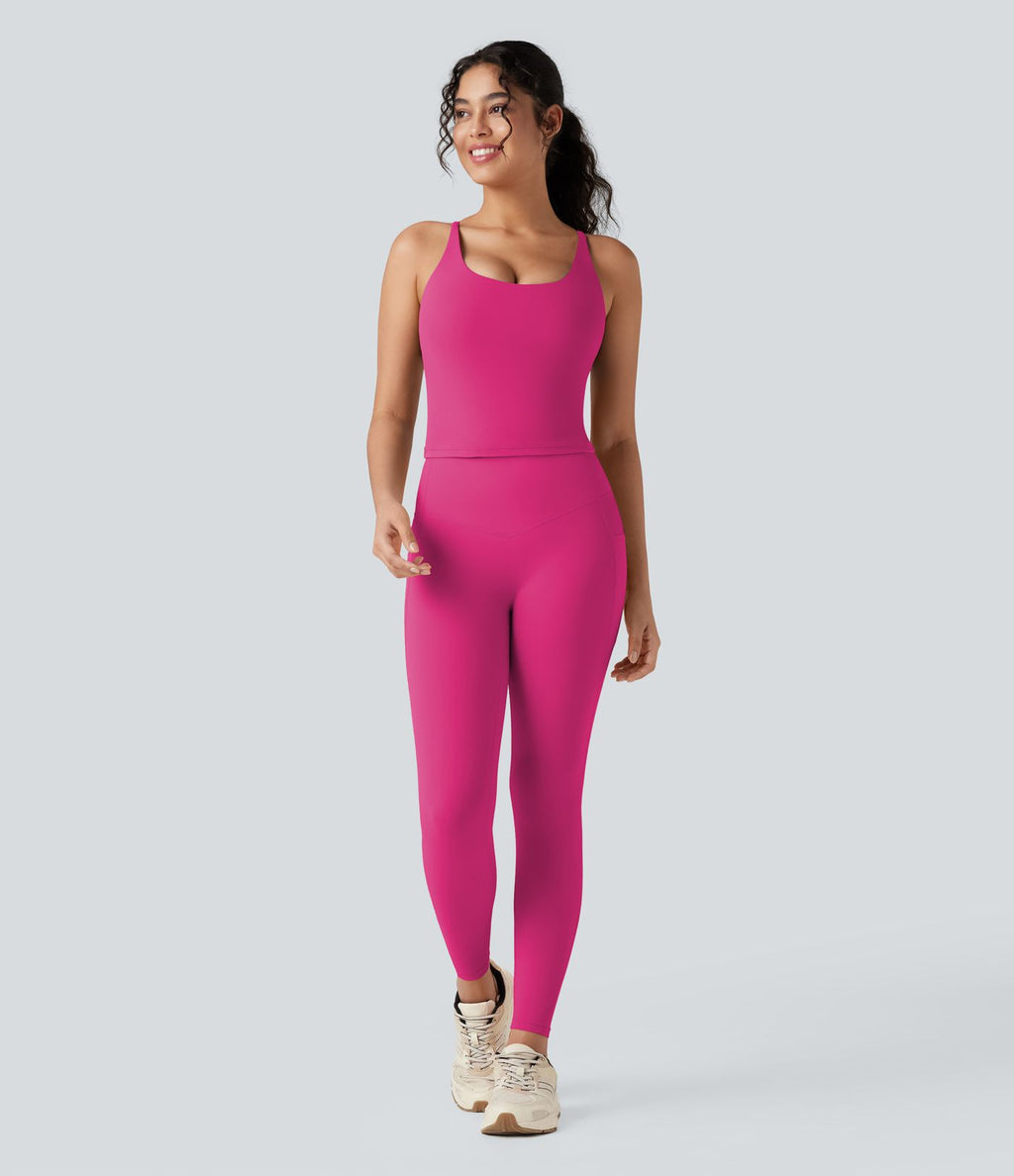 Débardeur yoga Halara UltraSculpt™ col U