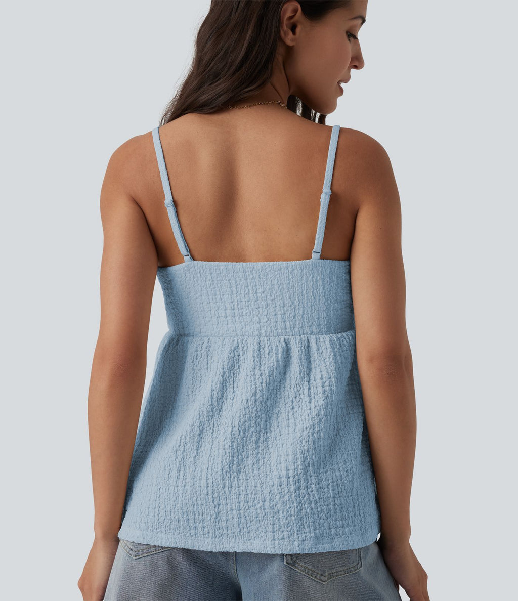 Débardeur col V avec brassière intégrée