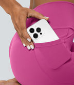 Softlyzero™ Legging Unis Poches Croisées