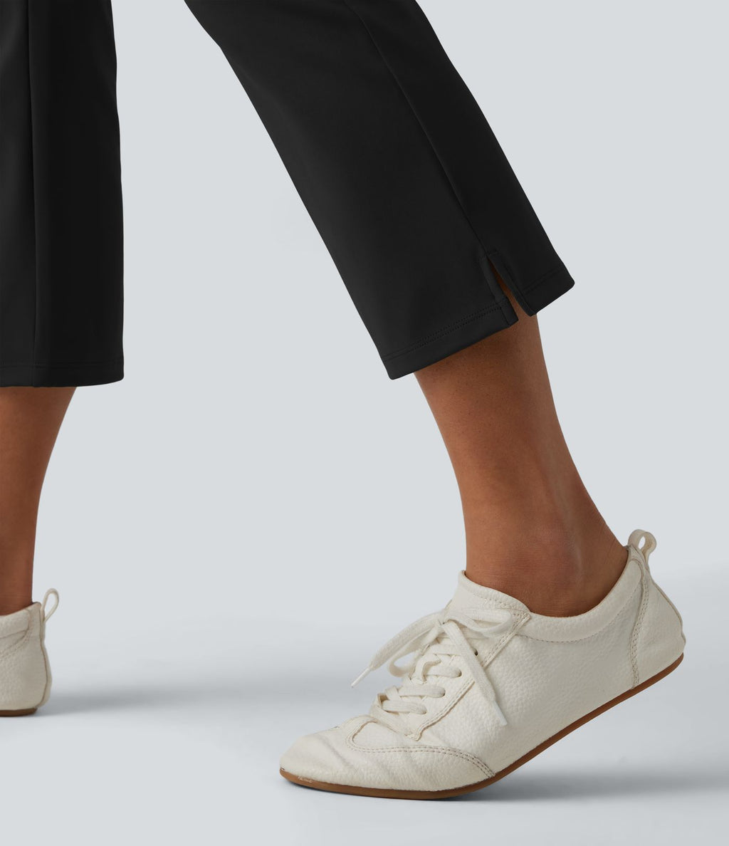 Pantalon bootcut court tailleur Halara Flex™ DayStretch mi-taille avec fente et poche
