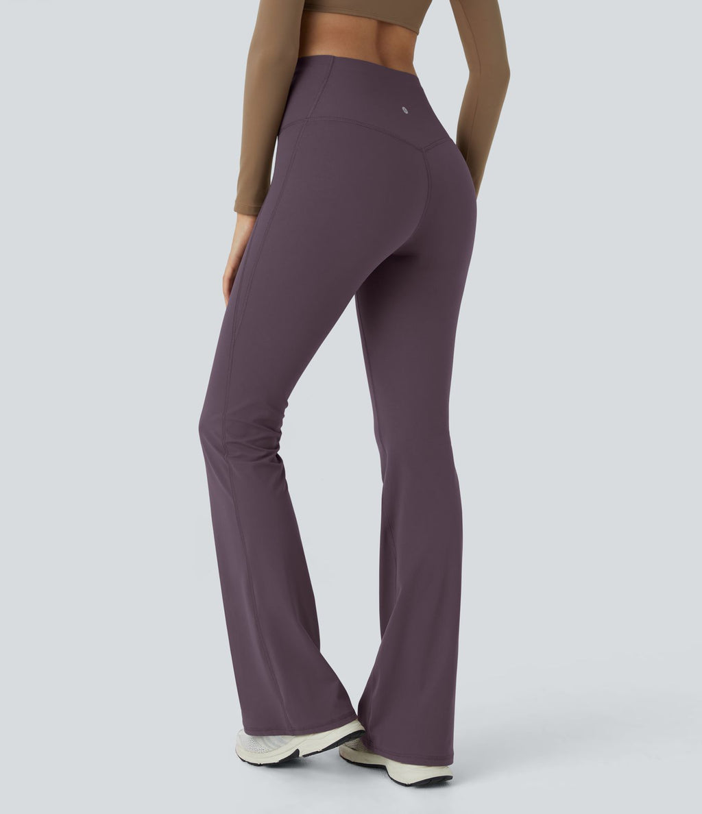 Pantalon 7/8 d'entraînement gainant galbant taille haute avec poches Halara UltraSculpt™