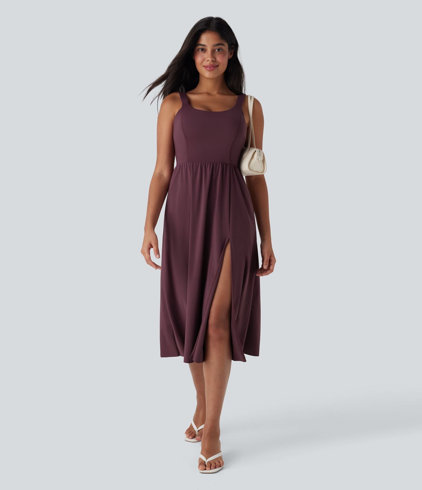 Robe décontractée mi-longue SoftlyZero™ Airy avec coques et effet frais InstantCool avec poches, bonnets E-G