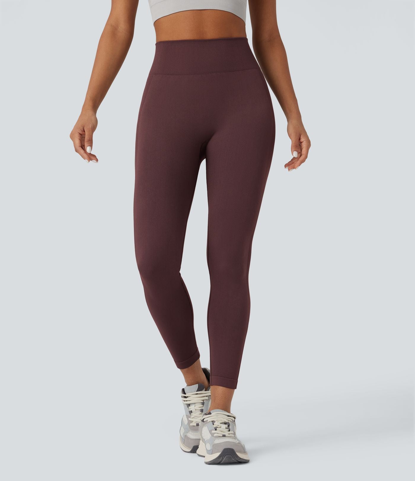 Legging yoga taille haute push-up froncé sans couture OneForm Seamless Flow