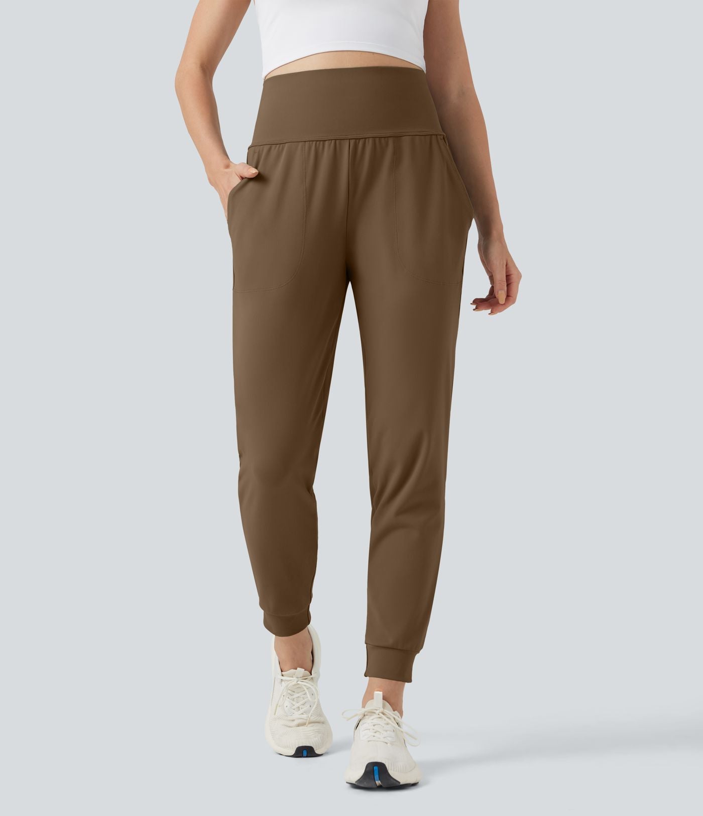 Jogging running gainant taille moyenne DayStretch avec poches