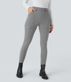 Pantalon cargo ajusté tailleur taille haute Halara Flex™ DayStretch avec poches