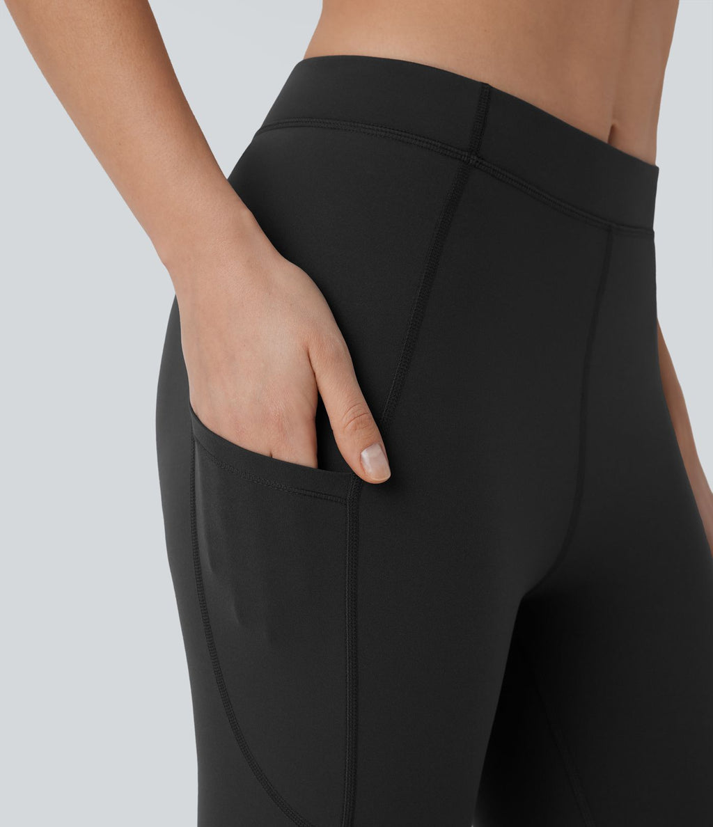 Legging corsaire de randonnée à taille haute et poches latérales UltraSculpt™ Halara