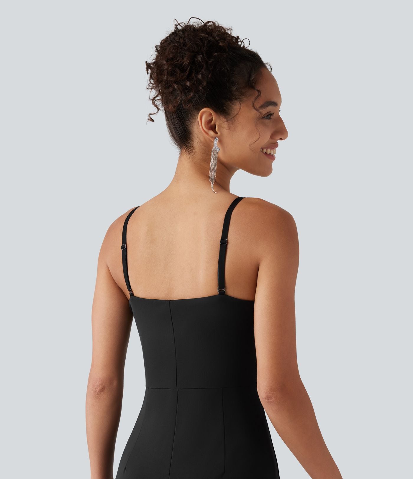 Robe nuisette mini avec brassière intégrée et dentelle contrastante en SoftlyZero™ Airy à effet frais InstantCool, protection solaire UPF50+