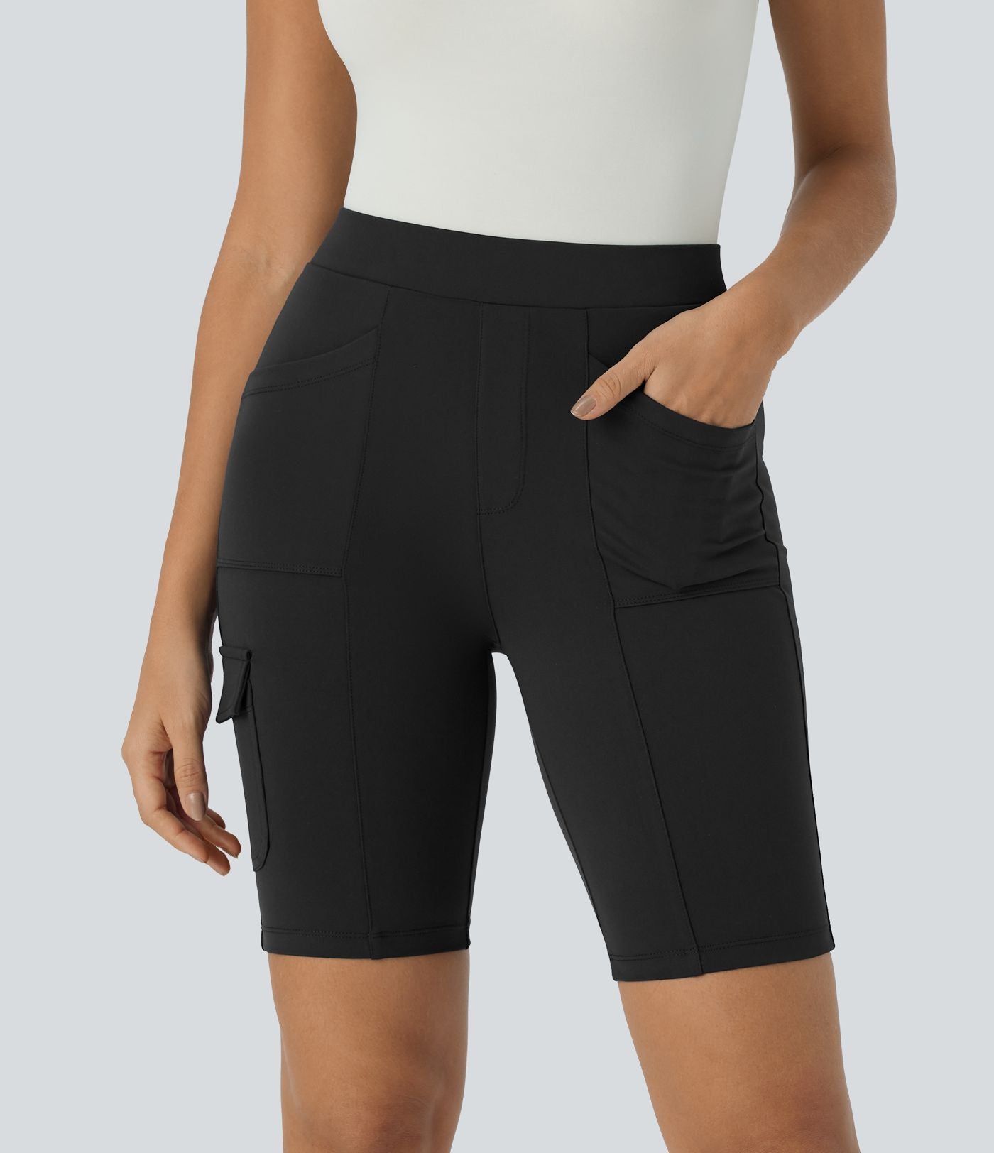 Short de travail 20 cm taille haute DayStretch avec poches