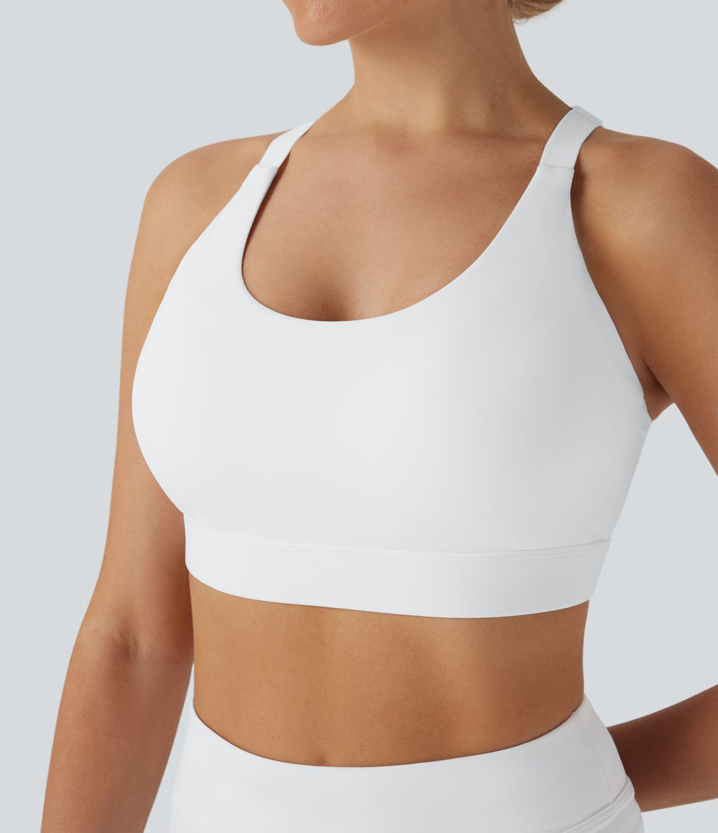 Brassière d'entraînement SpeedWave™ maintien moyen coques moulées perforée crochet ajustable séchage rapide E-G
