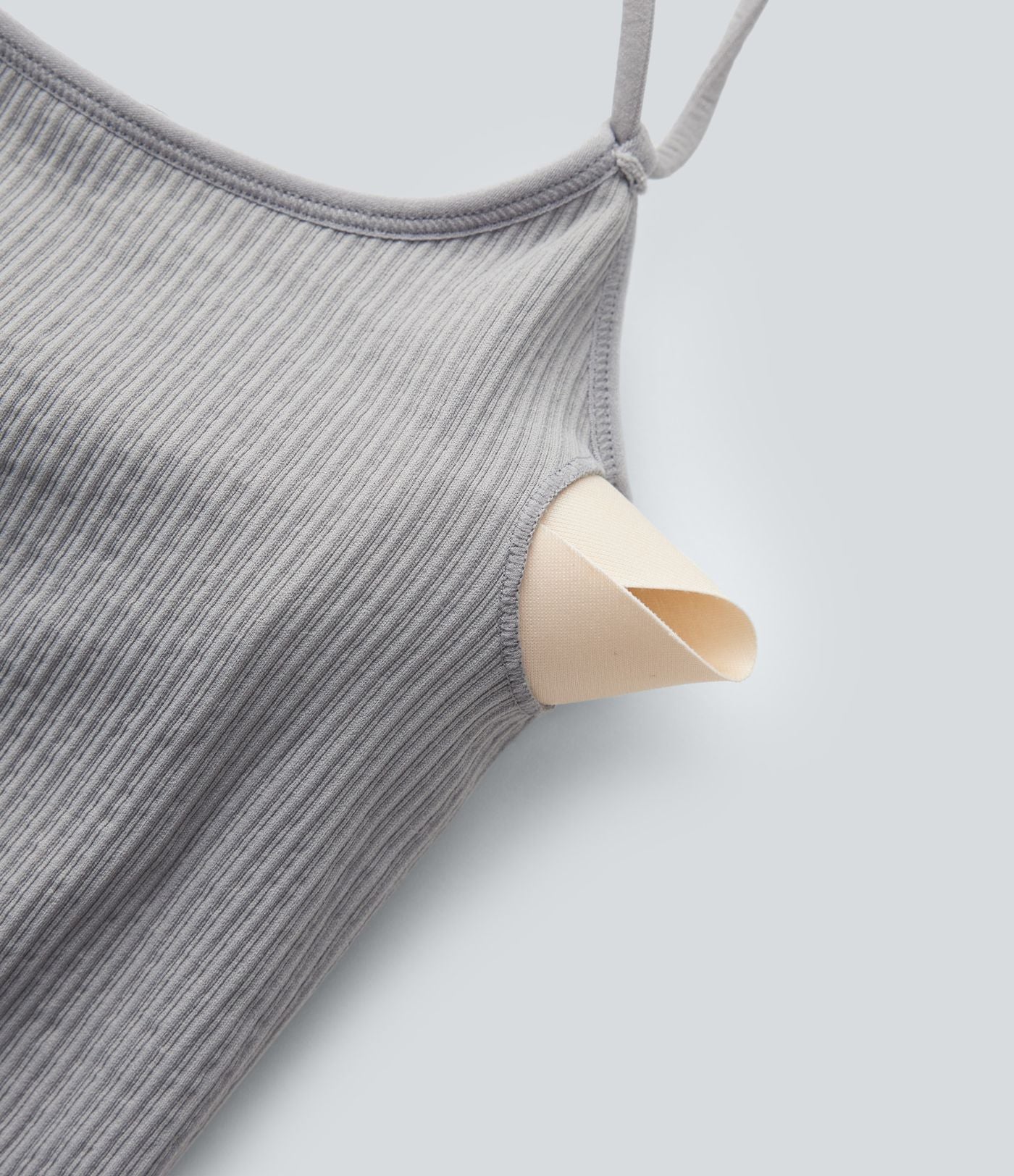 Débardeur running court dos en V bretelles doubles bonnets E-G sans couture OneForm Seamless Flow