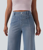 Halara Flex™ Jean casual taille haute ventre plat