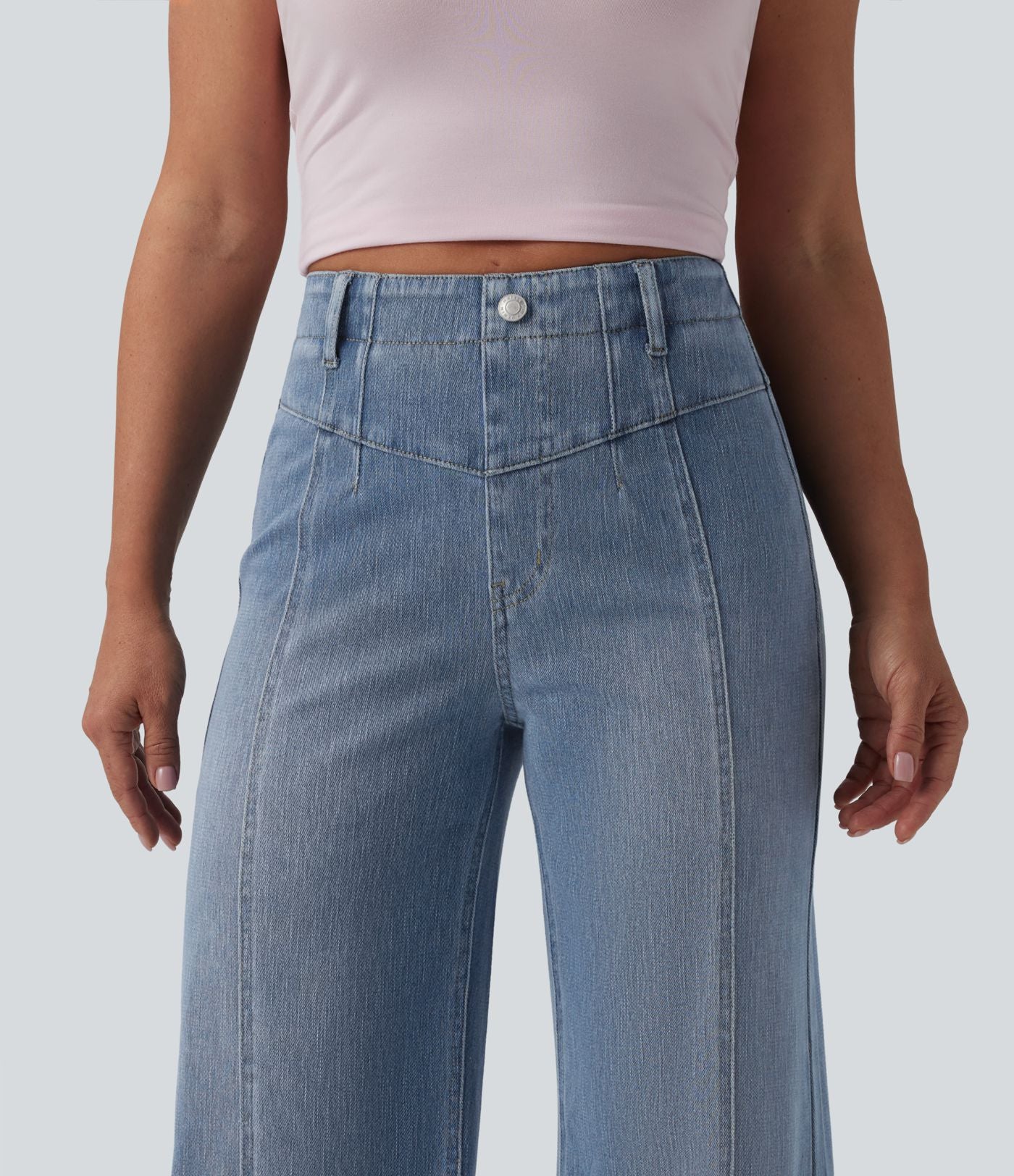 Halara Flex™ Jean casual taille haute ventre plat