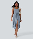 Robe décontractée mi-longue SoftlyZero™ Airy avec coques et effet frais InstantCool avec poches, bonnets E-G