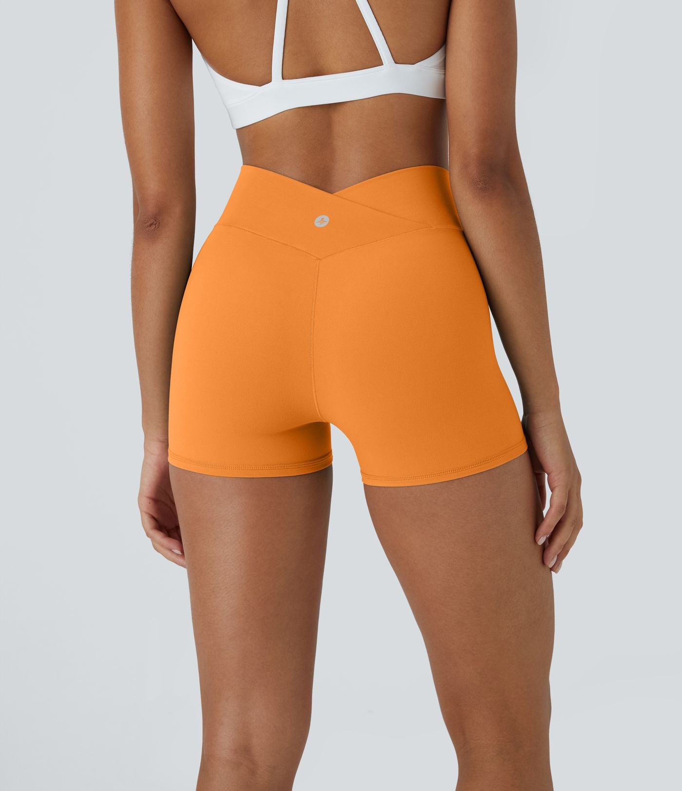 Softlyzero™ Short 7,5cm Biker Taille Haute Croisé Uni