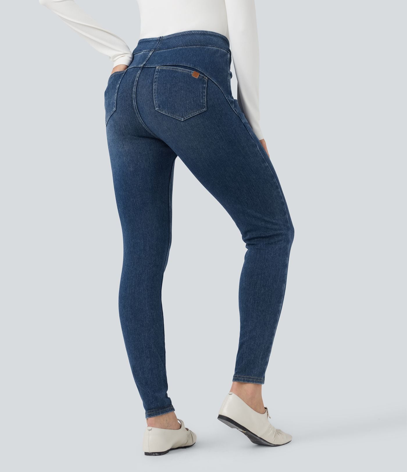 Legging denim Halara Flex™ taille haute avec poches