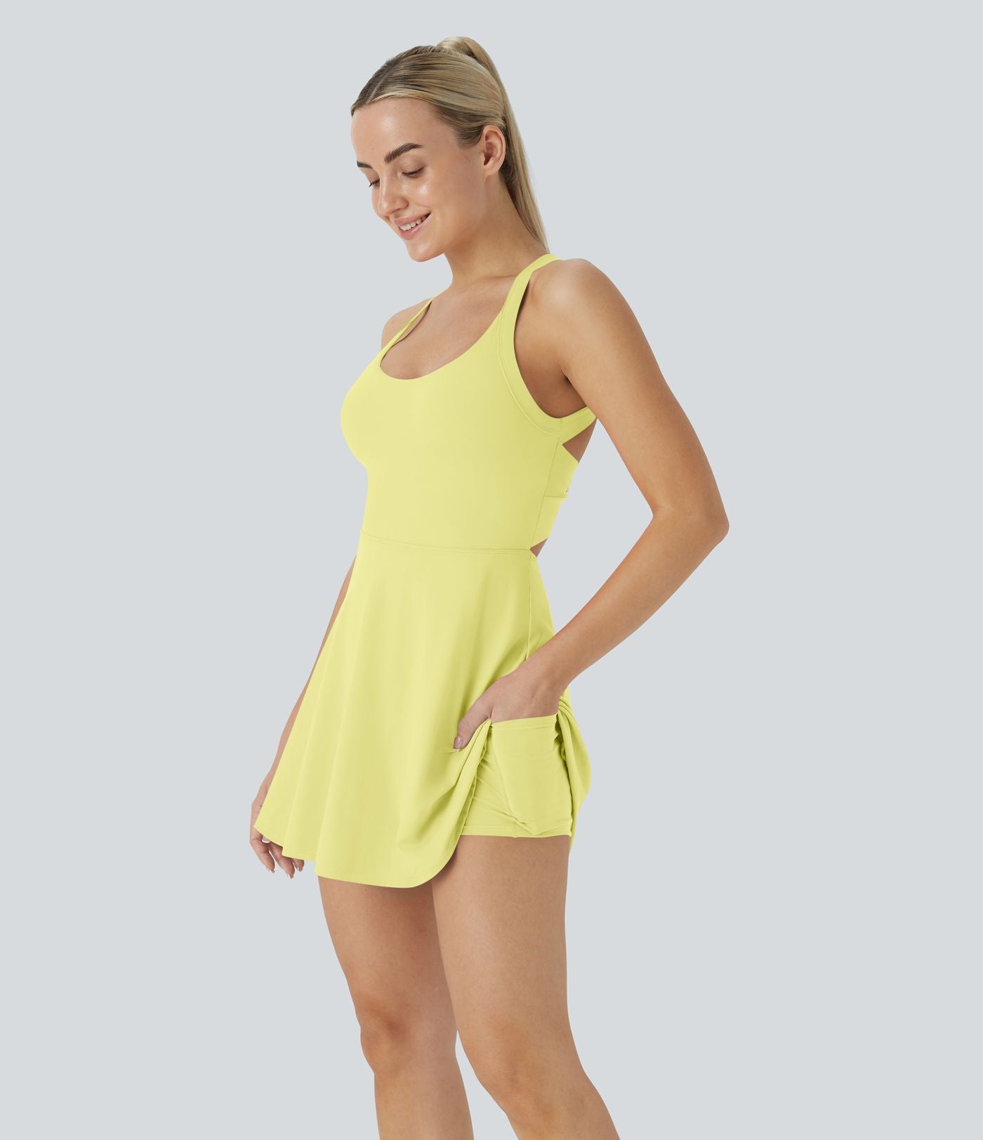 Softlyzero™ Airy Robe Sport Torsadée Dos Nu Édition Easy Peasy