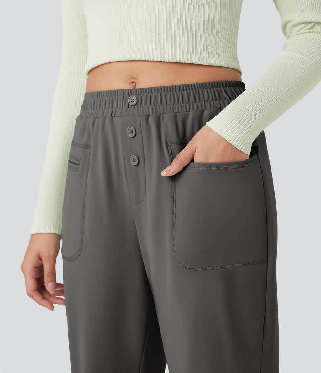 Jogging taille moyenne DayStretch avec poches