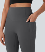 Short cycliste 12,5 cm d'entraînement gainant taille haute avec poches Halara UltraSculpt™