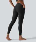 Legging de yoga Halara UltraSculpt™ côtelé taille haute gainant avec poches