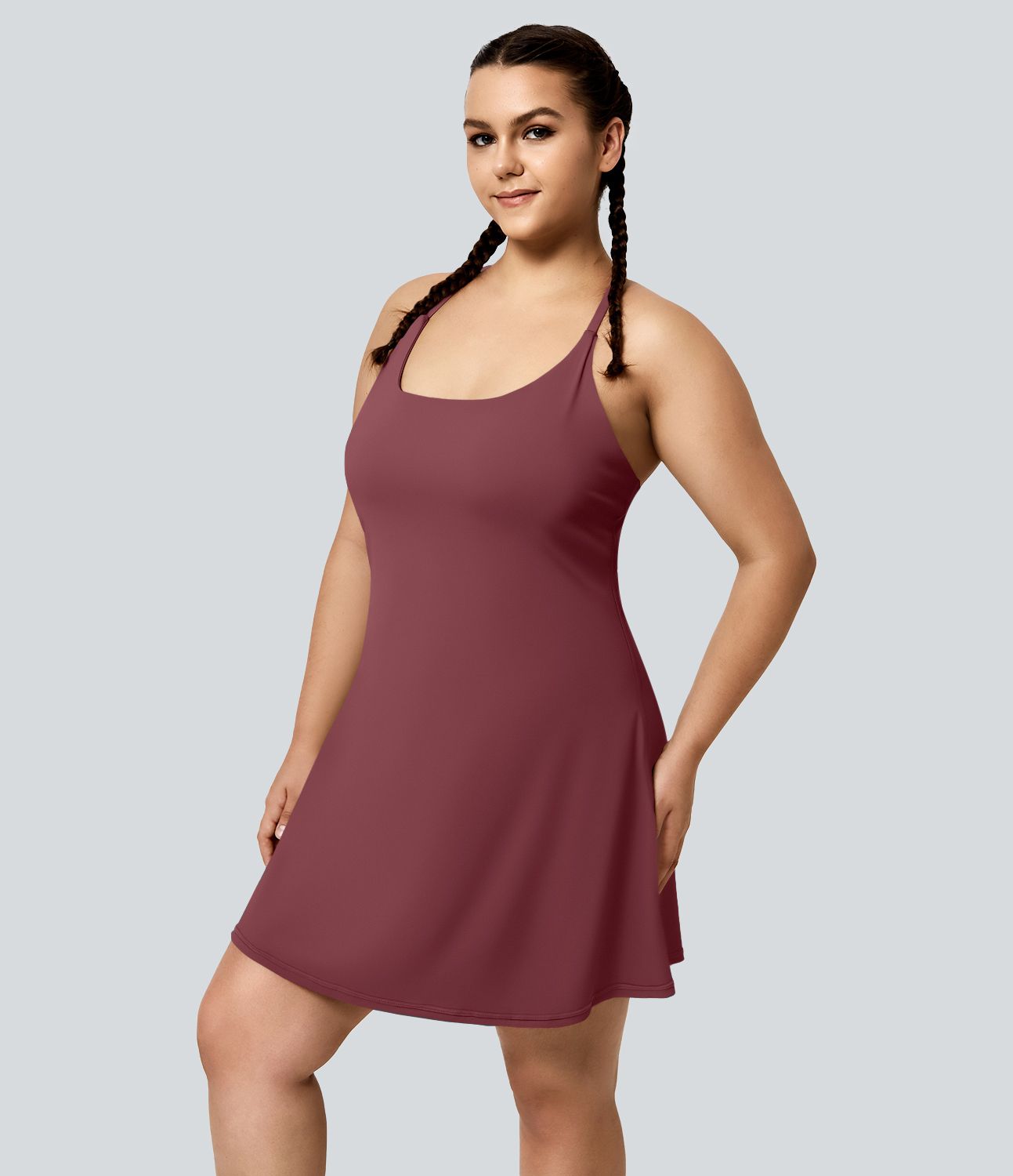 Softlyzero™ Airy Mini Everyday Robe-Euphoria Air Aérée 2 En 1 Dos Nu Avec Poche Latérale Cool Touch Grande Taille