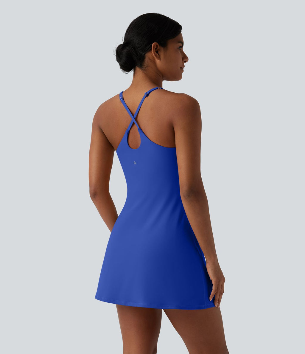 Robe sport SoftlyZero™ Plush ventre plat avec poches – Édition Easy Peasy