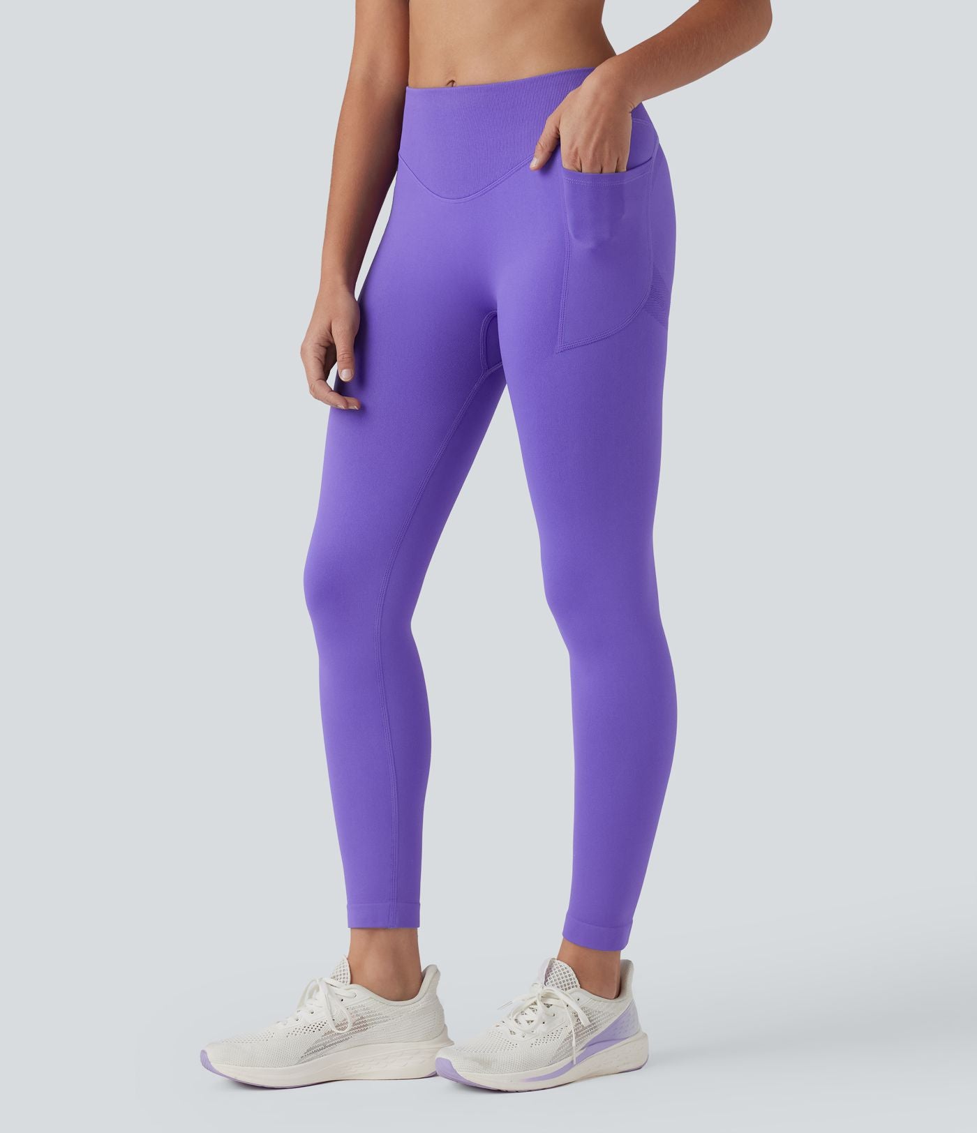OneForm Seamless Flow Legging 7/8 yoga taille haute gainant et sculptant avec poches