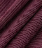 Jogging de Yoga à Taille Haute, Croisé Devant, Plis, Poches Latérales, en Tissu Gaufré
