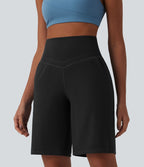 Bermuda de yoga Halara UltraSculpt™ gainant taille haute 25 cm avec poches
