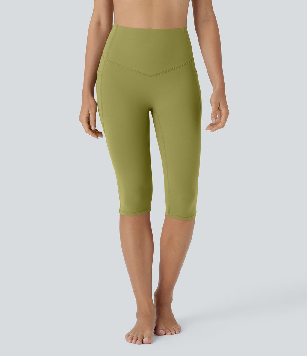 Legging corsaire de yoga gainant taille haute avec poches Halara UltraSculpt™