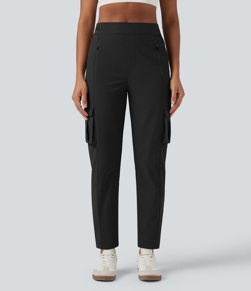 Pantalon de randonnée fuselé, taille haute, avec poches