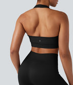 Brassière de sport yoga maintien léger col américain sans couture OneForm Seamless Flow