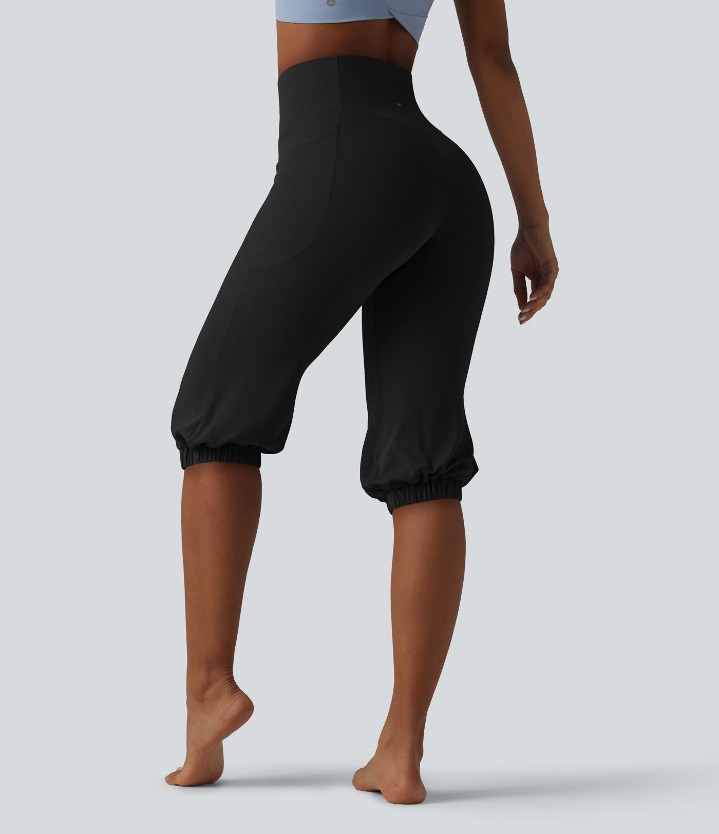 SoftlyZero™ Jogging corsaire ballon taille haute ventre plat pour la danse avec poches