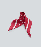Foulard carré à pois