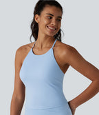 Débardeur de yoga SoftlyZero™ Airy dos nageur effet frais InstantCool avec brassière intégrée, poches, protection solaire UPF50+