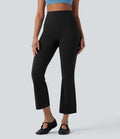 Pantalon 7/8 de yoga à coupe bootcut gainant taille haute avec poches Halara UltraSculpt™